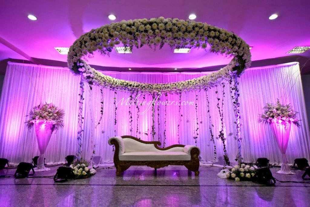 Indian Muslim Wedding Décor | Wedding Decorations, Flower Decoration