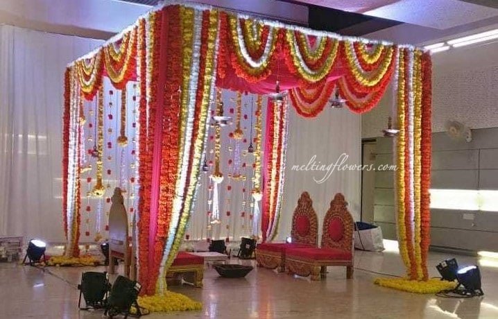 Charming Mandap Decor For A Mysore Wedding